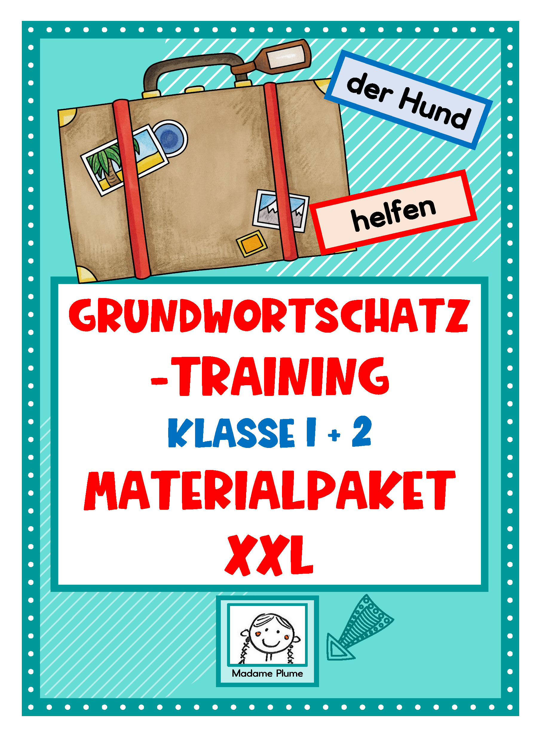 Materialpaket XXL: Grundwortschatz Klasse 1 und 2 – Unterrichtsmaterial