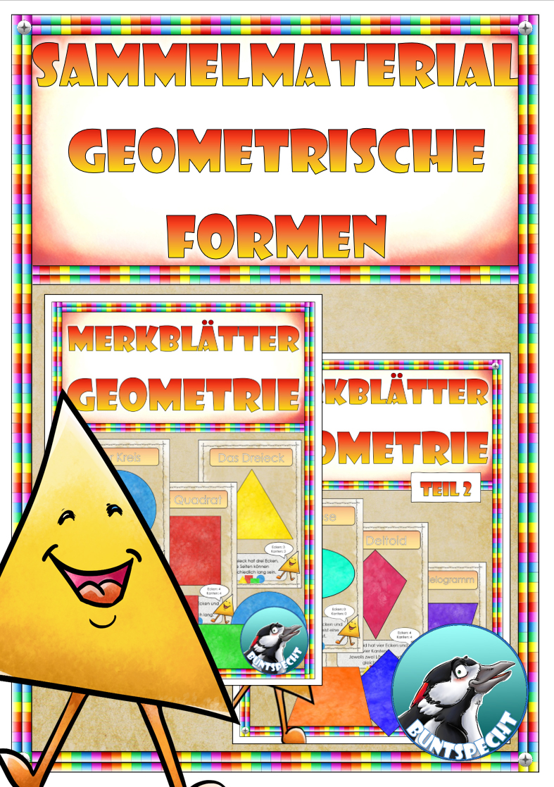 Materialpaket: Plakate - Geometrische Formen – Unterrichtsmaterial im