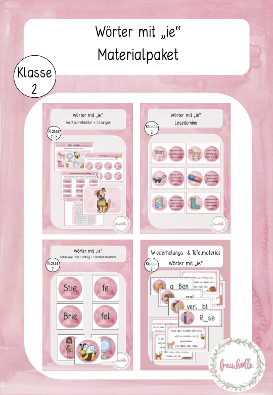 Materialpaket Wörter mit 