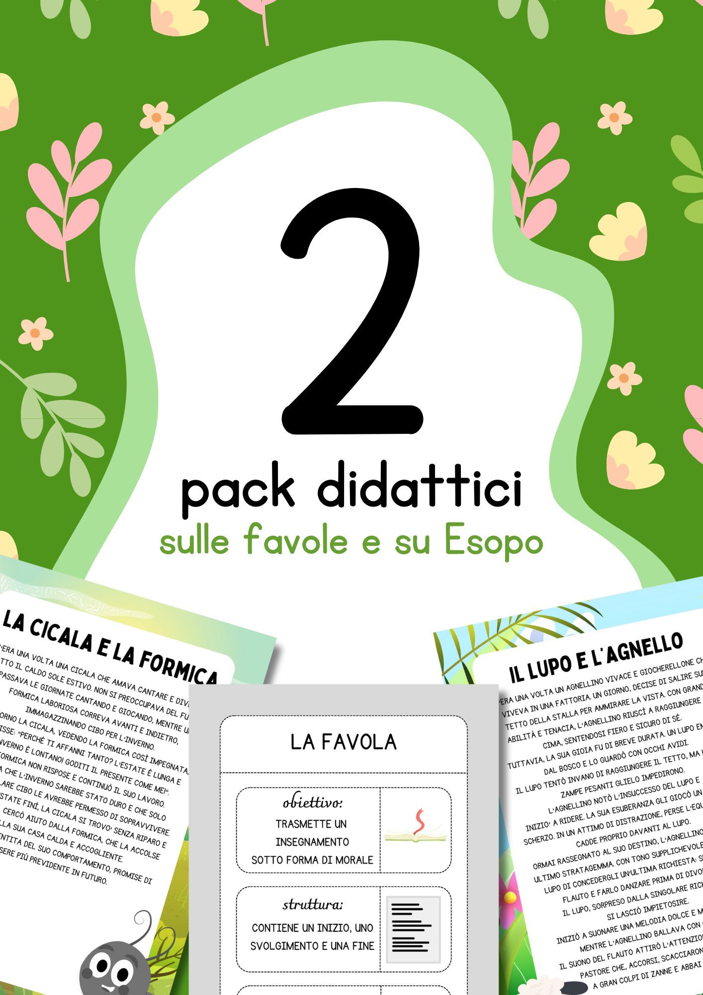 Raccolta di materiali sulle favole di Esopo Materiale didattico