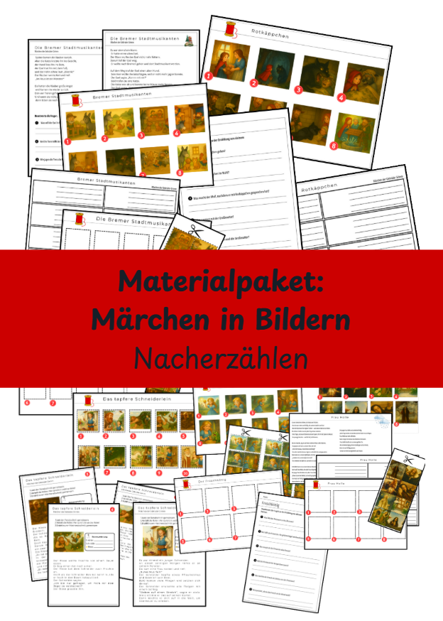 Materialpaket: Märchen in Bildern – Unterrichtsmaterial im Fach Deutsch