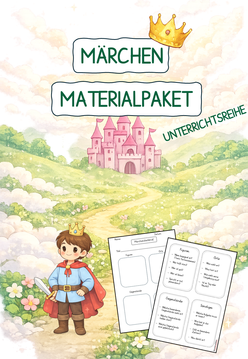 Märchen Materialpaket (Unterrichtsreihe) – Unterrichtsmaterial im Fach